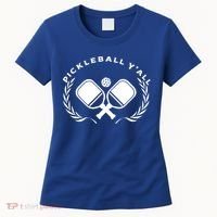 PICKLEBALL Y'ALL Funny Paddle Ball Pickle Meme Women's T-Shirt thumb 0