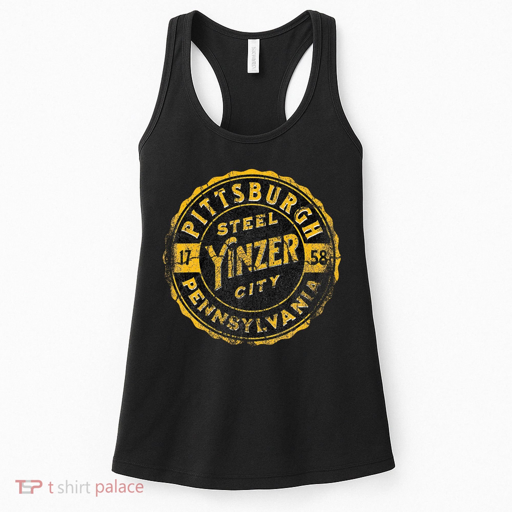 Pittsburgh Yinz Funny Yinzer Steel City 412 Pennsylvania Women's Tank Top