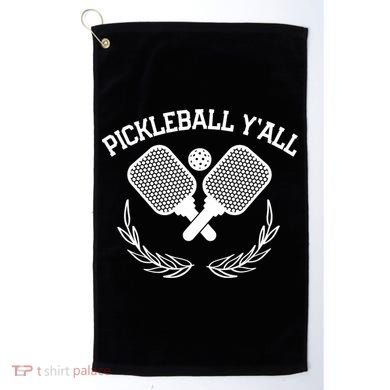 PICKLEBALL Y'ALL FUNNY Golf Towel
