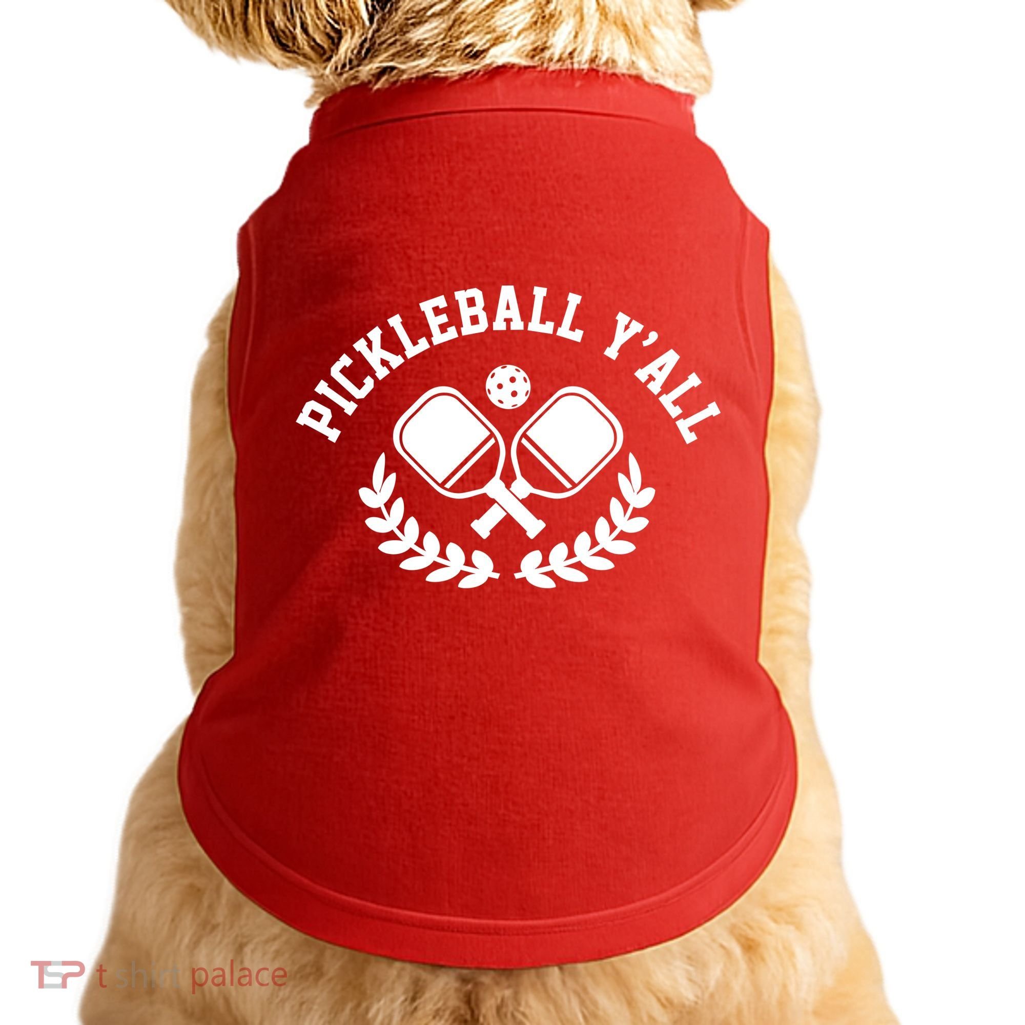Pickleball Y'all Funny Doggie Tank