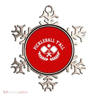 Pickleball Y'all Funny Ornament