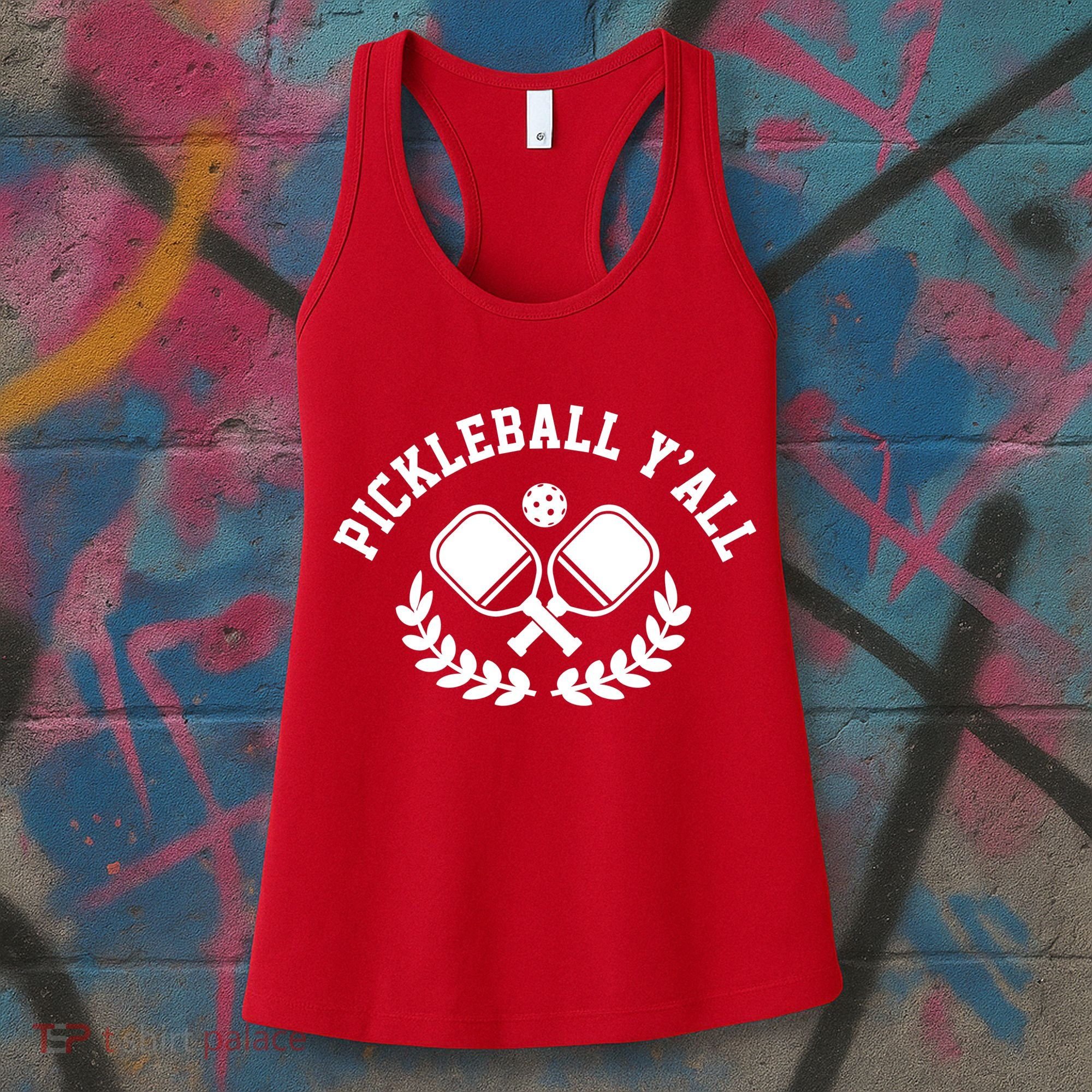 Pickleball Y'all Funny Women's Tank Top