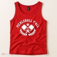 Pickleball Y'all Funny Tank Top thumb 2