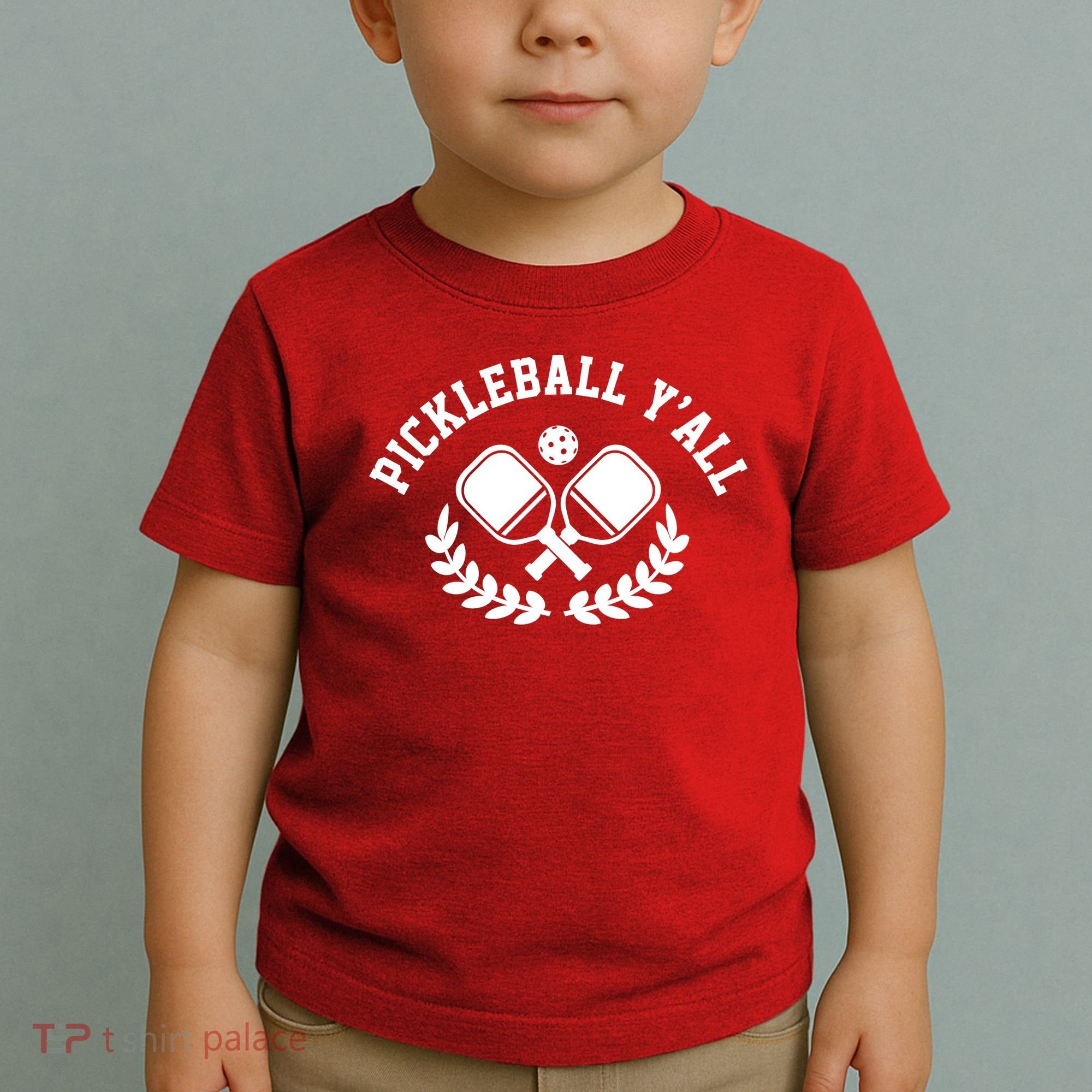 Pickleball Y'all Funny Toddler T-Shirt
