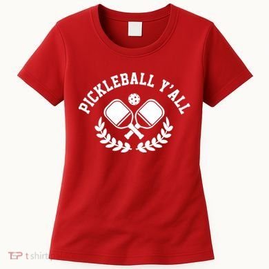 Pickleball Y'all Funny Women's T-Shirt