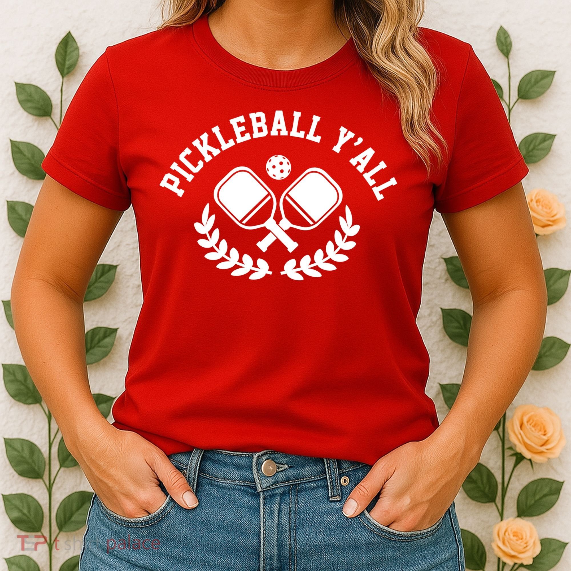 Pickleball Y'all Funny Women's T-Shirt