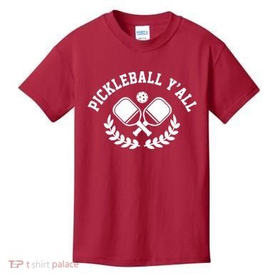 Pickleball Y'all Funny Kids T-Shirt