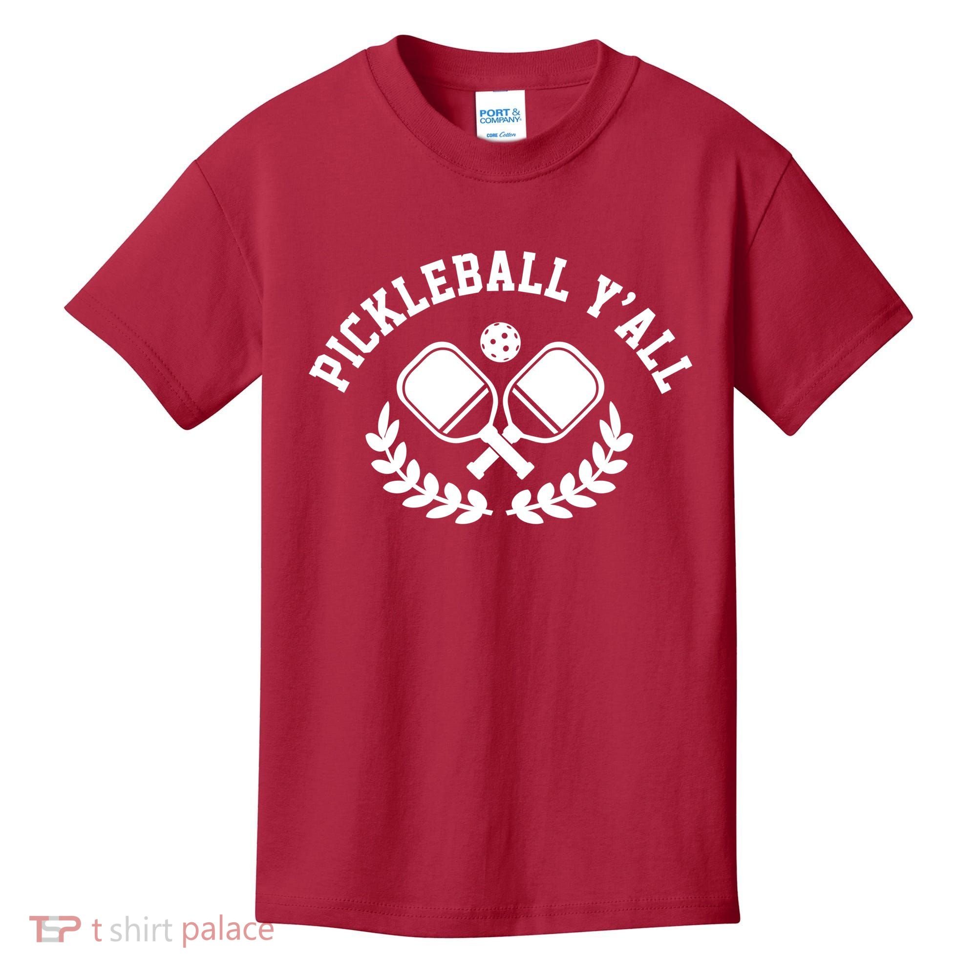 Pickleball Y'all Funny Kids T-Shirt