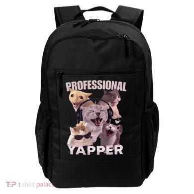 Professional Yapper Funny Cat Meme Goofy Ahh Ironic Cat Backpack