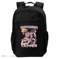 Professional Yapper Funny Cat Meme Goofy Ahh Ironic Cat Backpack thumb 0