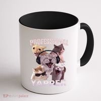 Professional Yapper Funny Cat Meme Goofy Ahh Ironic Cat Coffee Mug thumb 1
