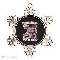 Professional Yapper Funny Cat Meme Goofy Ahh Ironic Cat Ornament thumb 0