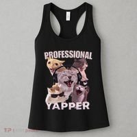 Professional Yapper Funny Cat Meme Goofy Ahh Ironic Cat Women's Tank Top thumb 3