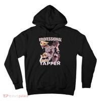 Professional Yapper Funny Cat Meme Goofy Ahh Ironic Cat Tall Hoodie thumb 0