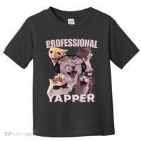 Professional Yapper Funny Cat Meme Goofy Ahh Ironic Cat Toddler T-Shirt thumb 0
