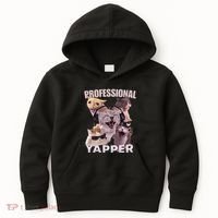Professional Yapper Funny Cat Meme Goofy Ahh Ironic Cat Kids Hoodie thumb 0