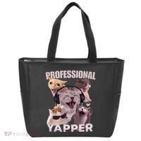 Professional Yapper Funny Cat Meme Goofy Ahh Ironic Cat Tote Bag thumb 0