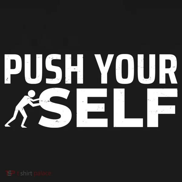 Push Yourself Motivational Doggie Tank