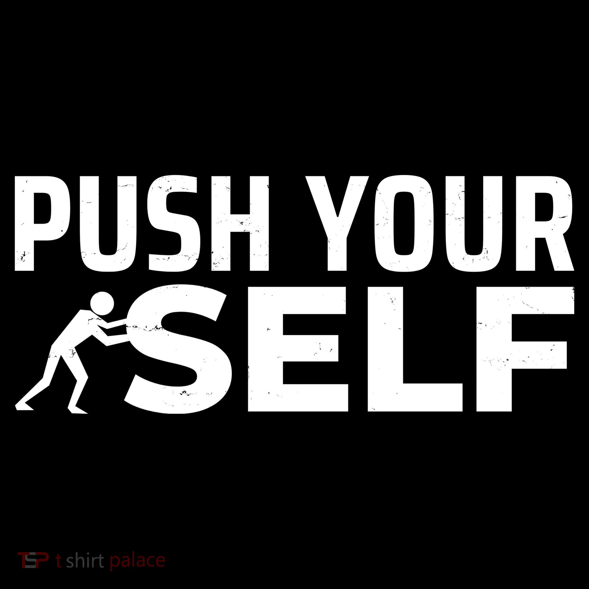 Push Yourself Motivational Bucket Hat
