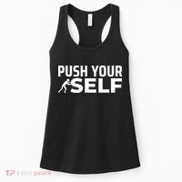 Push Yourself Motivational Women's Tank Top thumb 0