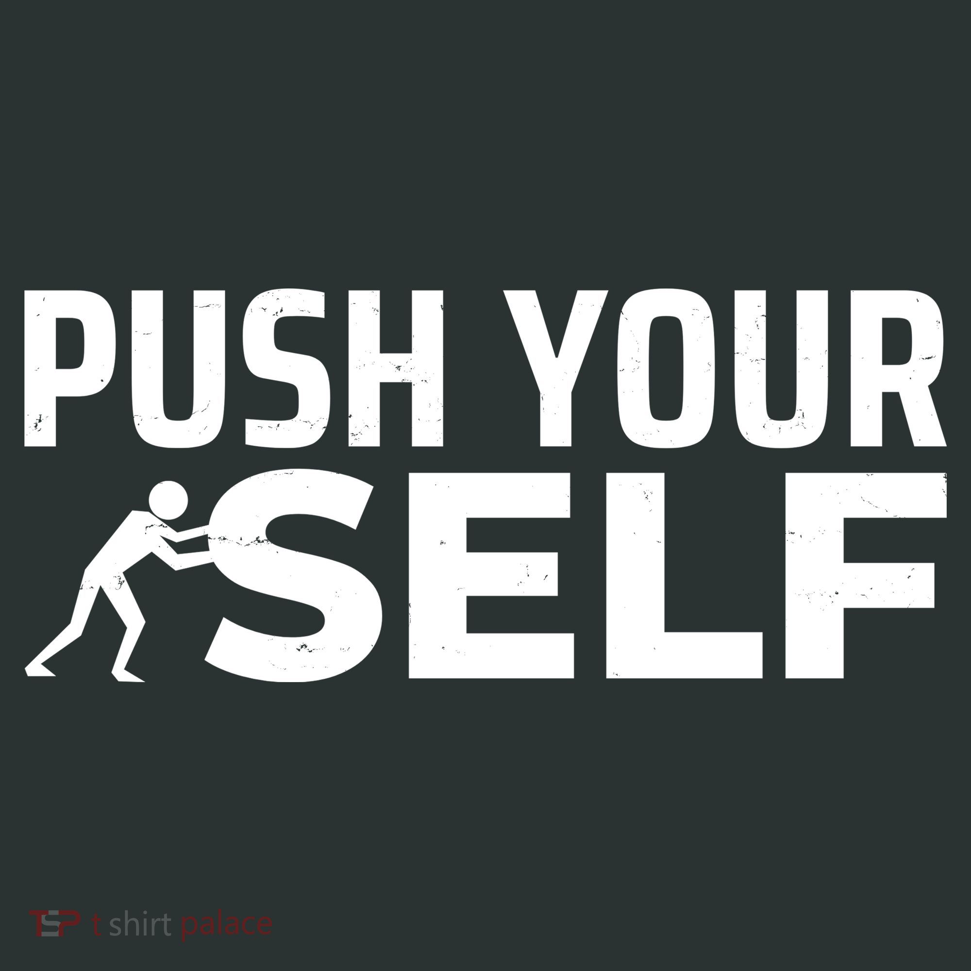 Push Yourself Motivational Coaster