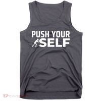Push Yourself Motivational Tank Top thumb 0