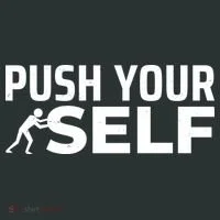 Push Yourself Motivational Women's Long Sleeve Shirt thumb 2