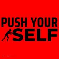 Push Yourself Motivational Santa Hat thumb 1