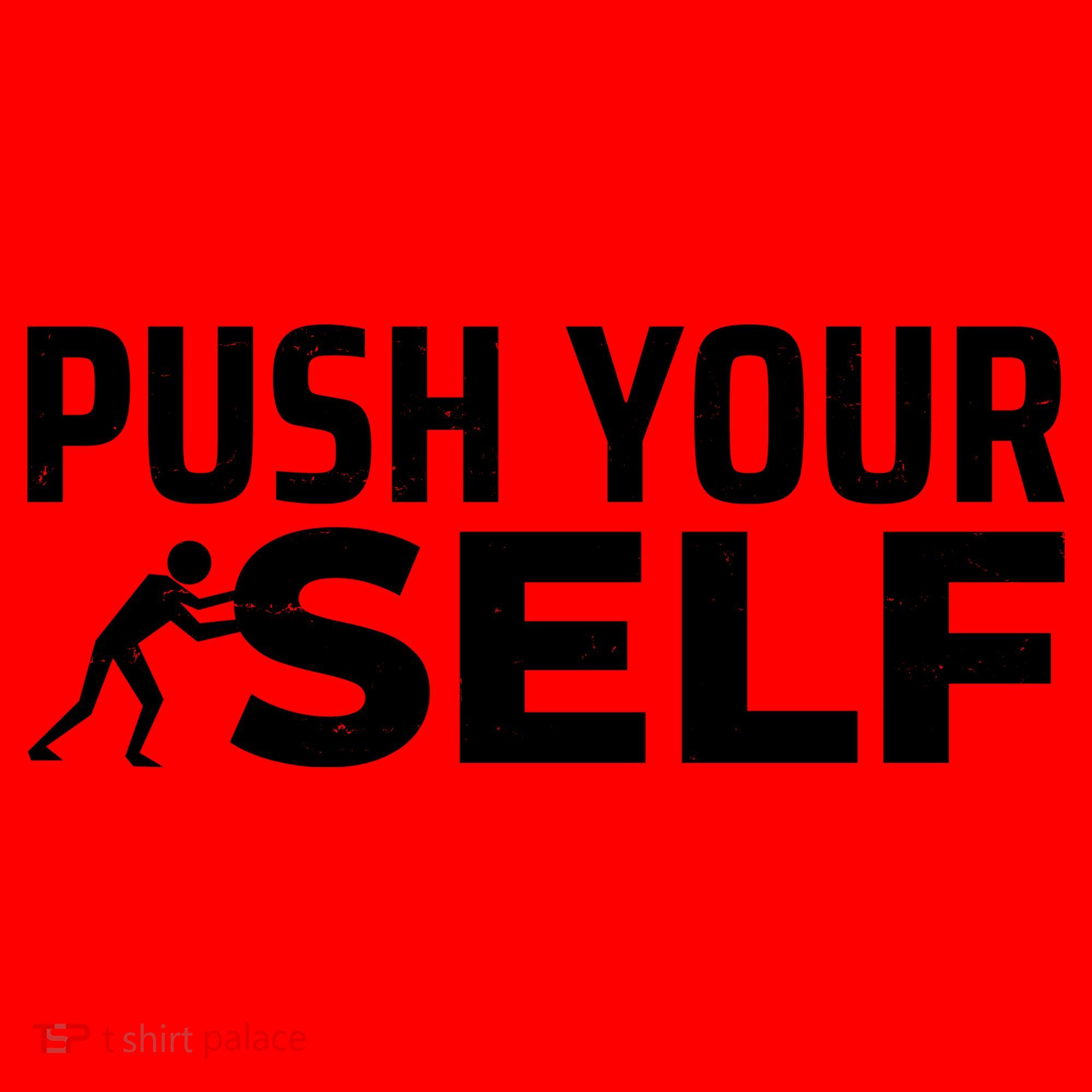 Push Yourself Motivational Santa Hat