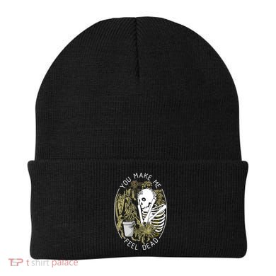 Plant You Make Me Feel Dead Beanie