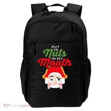 Put Your Nuts In My Mouth Kinky Nutcracker Christmas Backpack