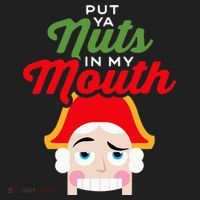 Put Your Nuts In My Mouth Kinky Nutcracker Christmas Beanie thumb 2