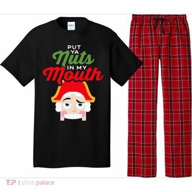 Put Your Nuts In My Mouth Kinky Nutcracker Christmas Pajama Set
