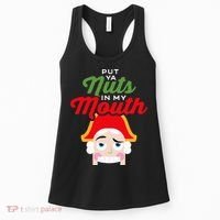 Put Your Nuts In My Mouth Kinky Nutcracker Christmas Women's Tank Top thumb 0