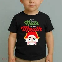 Put Your Nuts In My Mouth Kinky Nutcracker Christmas Toddler T-Shirt thumb 2