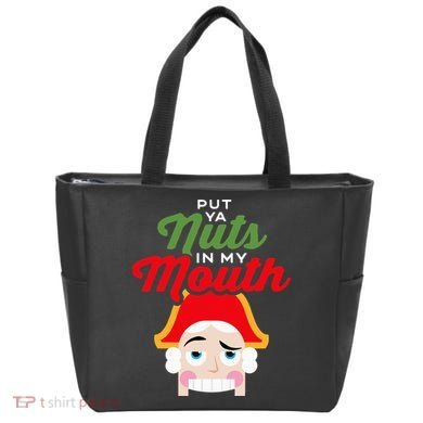 Put Your Nuts In My Mouth Kinky Nutcracker Christmas Tote Bag
