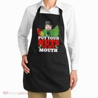 Put Your Nuts In My Mouth Nutcracker T Christmas Apron thumb 2