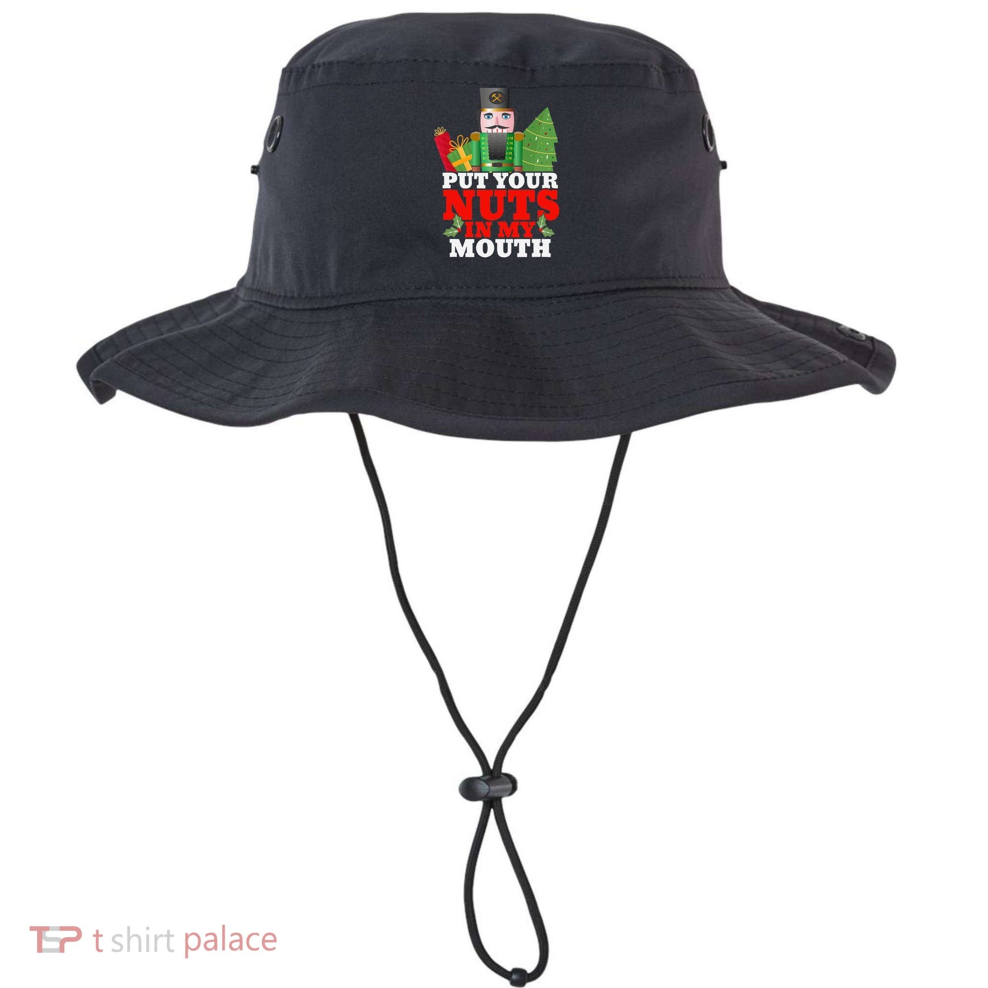 Put Your Nuts In My Mouth Nutcracker T Christmas Bucket Hat