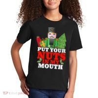 Put Your Nuts In My Mouth Nutcracker T Christmas Kids T-Shirt thumb 2