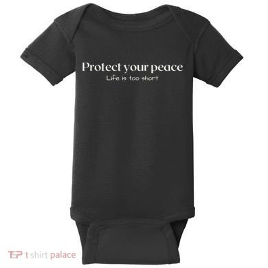Protect your peace Pullover Hoodie Baby Bodysuit