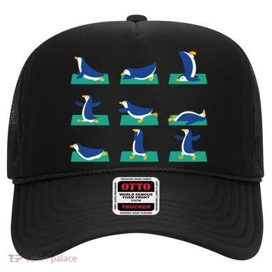Penguin Yoga Poses Meditation Workout Exercise Mom Gift Funny Gift Hat