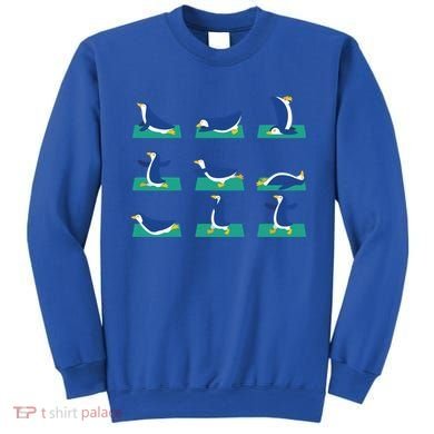 Penguin Yoga Poses Meditation Workout Exercise Mom Gift Funny Gift Sweatshirt