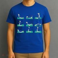 Penguin Yoga Poses Meditation Workout Exercise Mom Gift Funny Gift T-Shirt thumb 3