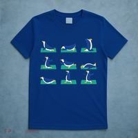 Penguin Yoga Poses Meditation Workout Exercise Mom Gift Funny Gift T-Shirt thumb 5