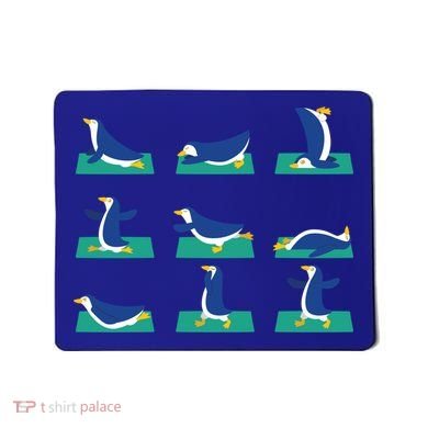 Penguin Yoga Poses Meditation Workout Exercise Mom Gift Funny Gift Mousepad