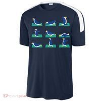 Penguin Yoga Poses Meditation Workout Exercise Mom Gift Funny Gift Sport-Tek Competitor United Soccer Jersey thumb 2