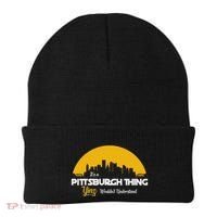 Pittsburgh Yinzer Pittsburghese Its A Pittsburgh Thing Yinz Beanie thumb 0