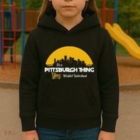 Pittsburgh Yinzer Pittsburghese Its A Pittsburgh Thing Yinz Kids Hoodie thumb 3
