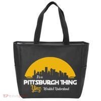 Pittsburgh Yinzer Pittsburghese Its A Pittsburgh Thing Yinz Tote Bag thumb 0