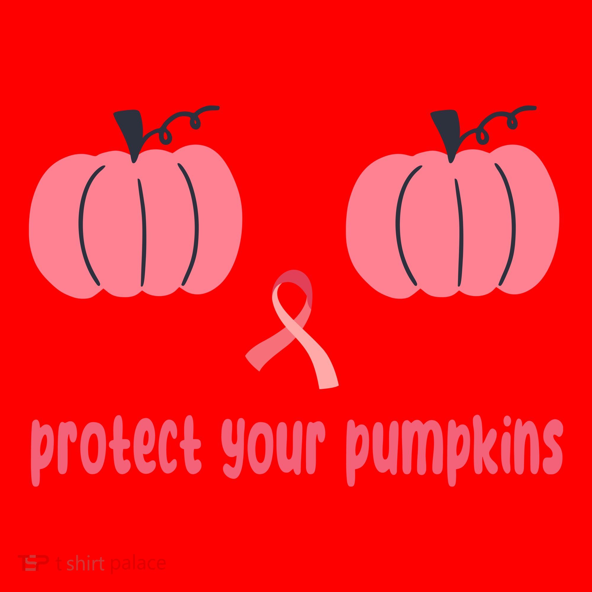 Protect Your Pumpkins Breast Cancer Awareness Santa Hat